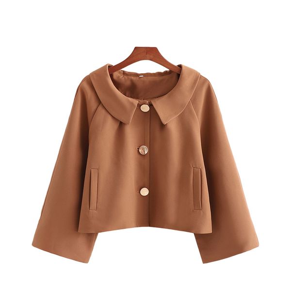 2021 new elegante caramelo cor outercoat moda senhoras boto curto casacos causal feminino streetwear casaco chique menina jaqueta 2lyh, Black
2021 new elegante caramelo cor outercoat moda senhoras boto curto casacos causal feminino streetwear casaco chique menina jaqueta 2lyh, Black
