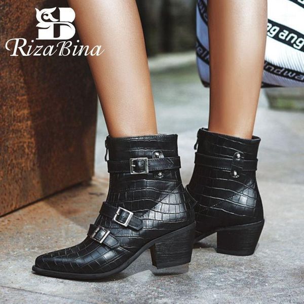 boots rizabina plus size 33-48 british style women ankle pointed toe zipper buckle high heels shoes daily punk footwear1, Black
boots rizabina plus size 33-48 british style women ankle pointed toe zipper buckle high heels shoes daily punk footwear1, Black