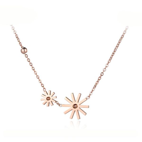 cute titanium stainless steel double daisies choker necklaces jewelry lovely pendant chain necklace for girls n19065, Golden;silver
cute titanium stainless steel double daisies choker necklaces jewelry lovely pendant chain necklace for girls n19065, Golden;silver