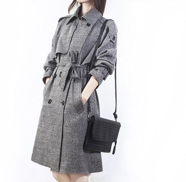 women's wool & blends winter coat women long hooded woolen overcoats warm bouble-breasted female jacket cloak windbreaker, Black
women's wool & blends winter coat women long hooded woolen overcoats warm bouble-breasted female jacket cloak windbreaker, Black