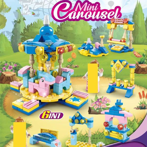 159pcs 6 in 1 city mini amusement park building blocks sets friends diy figures creator bricks educational toys for children wmtqnk
159pcs 6 in 1 city mini amusement park building blocks sets friends diy figures creator bricks educational toys for children wmtqnk
