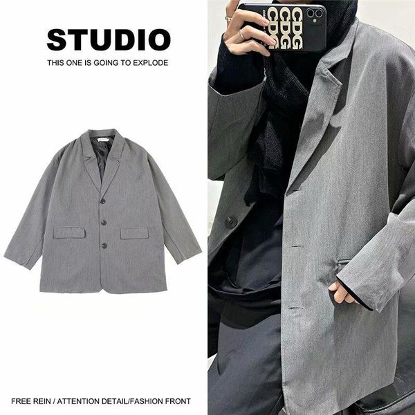 men's suits & blazers casual small suit jacket men's spring and autumn korean version of the trend handsome fried street ins hong, White;black
men's suits & blazers casual small suit jacket men's spring and autumn korean version of the trend handsome fried street ins hong, White;black