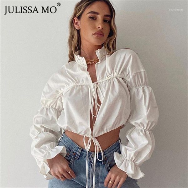 women's blouses & shirts julissa mo elegant puff sleeve blouse autumn women hollow out bandage white vintage long tee blusas1
women's blouses & shirts julissa mo elegant puff sleeve blouse autumn women hollow out bandage white vintage long tee blusas1