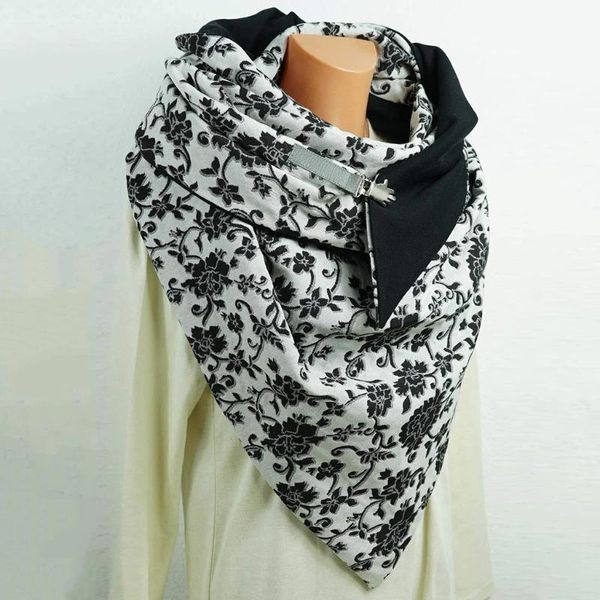 2021 fashion women printing button soft wrap casual warm scarves shawls european and american cashmere scarves, Blue;gray
2021 fashion women printing button soft wrap casual warm scarves shawls european and american cashmere scarves, Blue;gray