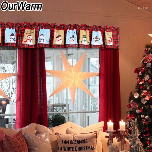 ourwarm christmas plaid valance snowman window curtains ornaments christmas party decorations for home new year 2019 180x35cm1
ourwarm christmas plaid valance snowman window curtains ornaments christmas party decorations for home new year 2019 180x35cm1