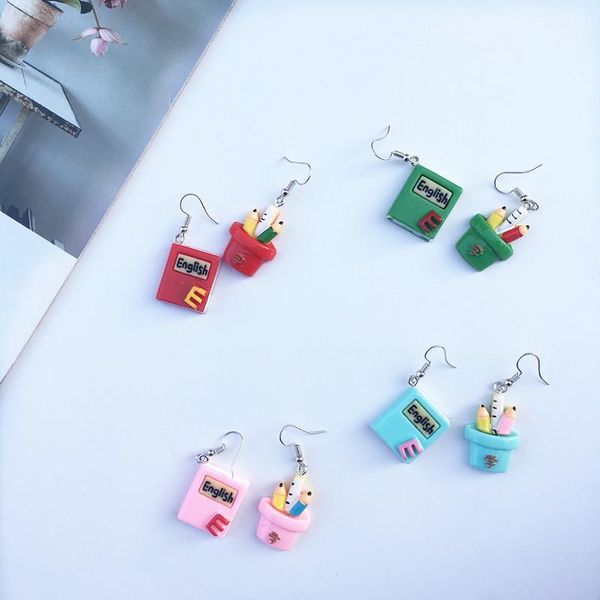 new fashion christmas earrings for women creative hand-made children's book pen holder ear hook cartoon funny clip on earrings1, Silver
new fashion christmas earrings for women creative hand-made children's book pen holder ear hook cartoon funny clip on earrings1, Silver