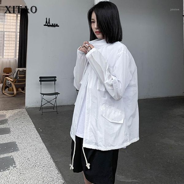 xitao patchwork pockets lace up jacket women 2020 autumn casual fashion style all match stand collar full sleeve jacket zyq40571, Black;brown
xitao patchwork pockets lace up jacket women 2020 autumn casual fashion style all match stand collar full sleeve jacket zyq40571, Black;brown