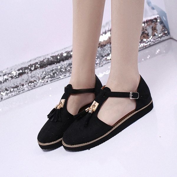 2020 new tassel round toe sandals shoes casual flat chunky heel shoes women t-bar sandals wedges high heel leisure #r14a, Black
2020 new tassel round toe sandals shoes casual flat chunky heel shoes women t-bar sandals wedges high heel leisure #r14a, Black