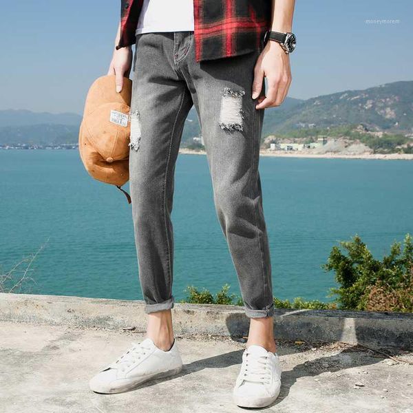 men's jeans 2021 fashion casual slim straight designer denim hole ripped for men retail & wholesale skinny gray 9141, Blue
men's jeans 2021 fashion casual slim straight designer denim hole ripped for men retail & wholesale skinny gray 9141, Blue