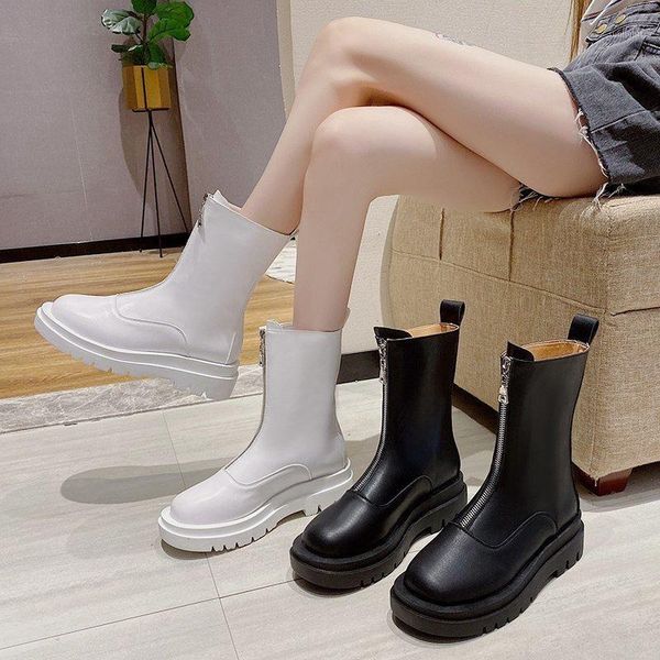 boots women new 2020 luxury designer female shoes winter footwear platform zipper round toe fashion ladies lolita med1, Black
boots women new 2020 luxury designer female shoes winter footwear platform zipper round toe fashion ladies lolita med1, Black