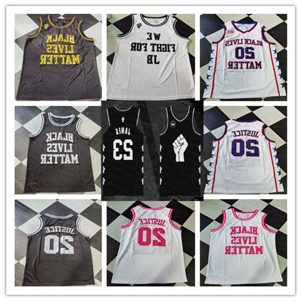 men's lebron 23 james black lives matter we fight for jb basketball jerseys custom name any number 100% stitched shirt size s-4xl
men's lebron 23 james black lives matter we fight for jb basketball jerseys custom name any number 100% stitched shirt size s-4xl