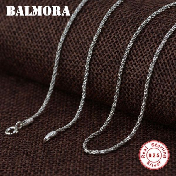 balmora real 925 sterling silver simple classic chains necklaces for men women retro cool fashion accessories bijoux jewelry 
balmora real 925 sterling silver simple classic chains necklaces for men women retro cool fashion accessories bijoux jewelry