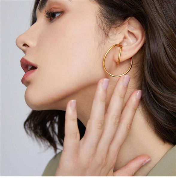 hoop & huggie hangzhi golden spiral twiste geometric deformation irregular curve clip-on earrings suitable for girls without pierced ears, Golden;silver
hoop & huggie hangzhi golden spiral twiste geometric deformation irregular curve clip-on earrings suitable for girls without pierced ears, Golden;silver