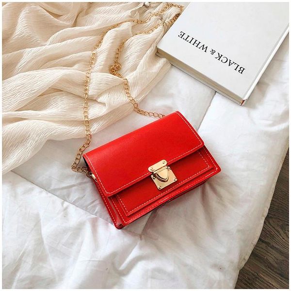 2020 fashion female shoulder bag pu leather mini women's crossbody bag designer handbags metal chains bolsa feminin
2020 fashion female shoulder bag pu leather mini women's crossbody bag designer handbags metal chains bolsa feminin