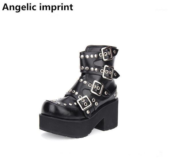 angelic imprint mori girl women motorcycle punk shoes lady high heels lolita ankle boots woman princess dress pumps 33-47 8cm1, Black
angelic imprint mori girl women motorcycle punk shoes lady high heels lolita ankle boots woman princess dress pumps 33-47 8cm1, Black