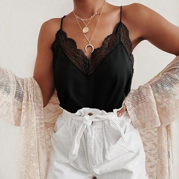 jaycosin women sleeveless camisole fashion v-neck solid lace trim vest sweet girl summer simple camis 3 colors xl y200701, White
jaycosin women sleeveless camisole fashion v-neck solid lace trim vest sweet girl summer simple camis 3 colors xl y200701, White