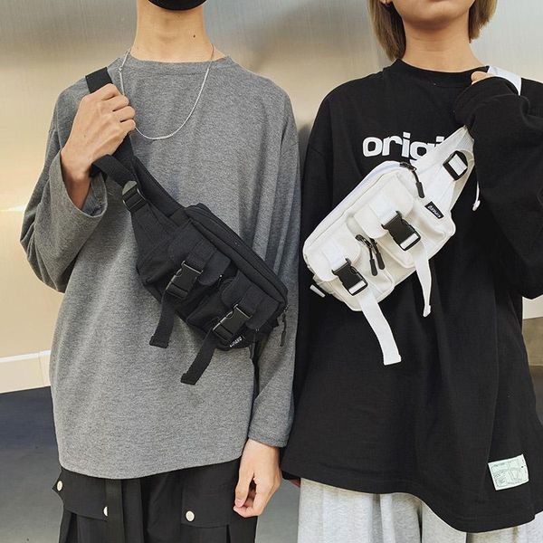 japanese fashion waist bag canvas men women street white black high capacity chest bag casual personalized waist pack da60yb
japanese fashion waist bag canvas men women street white black high capacity chest bag casual personalized waist pack da60yb