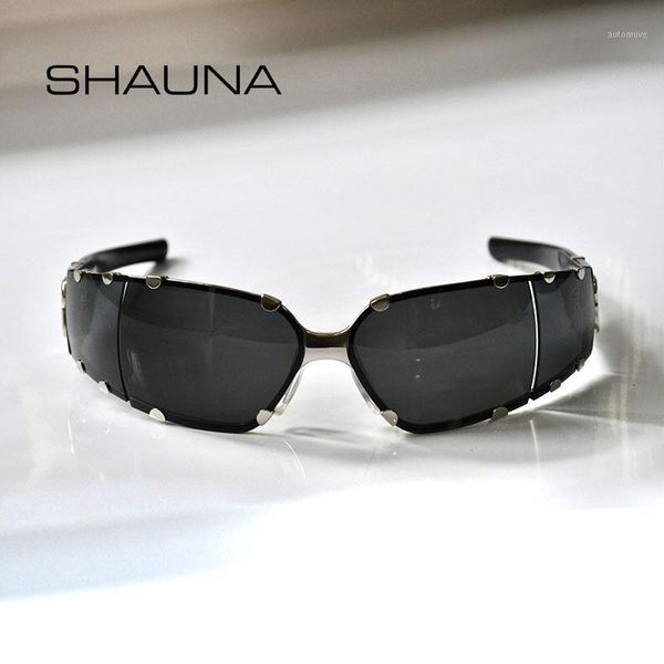 shauna anti-blue light rivets brand designer goggle sunglasses fashion punk shades uv4001, White;black
shauna anti-blue light rivets brand designer goggle sunglasses fashion punk shades uv4001, White;black