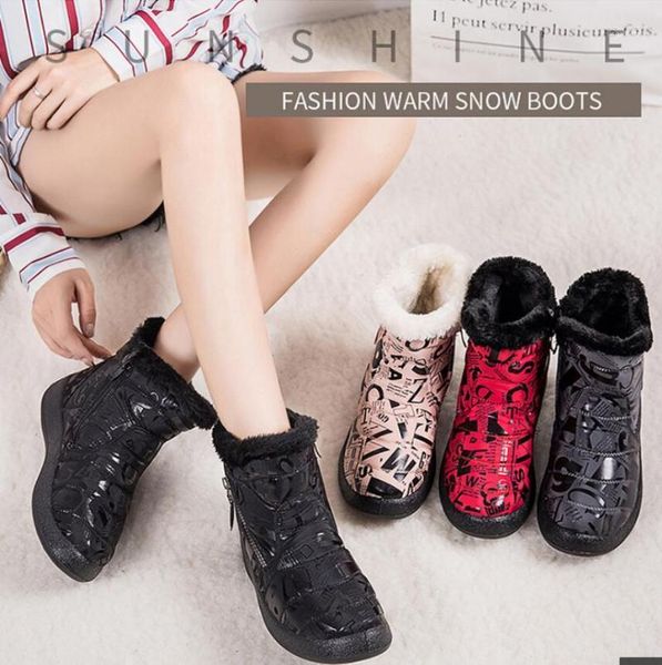 women boots 2021 fashion brand winter boots women printing zipper ankle botas mujer keep for winter shoes woman1, Black
women boots 2021 fashion brand winter boots women printing zipper ankle botas mujer keep for winter shoes woman1, Black