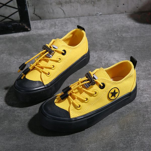 elastic band boys canvas new arrival children yellow white black kids casual shoes 2020 autumn girls sneakers 
elastic band boys canvas new arrival children yellow white black kids casual shoes 2020 autumn girls sneakers