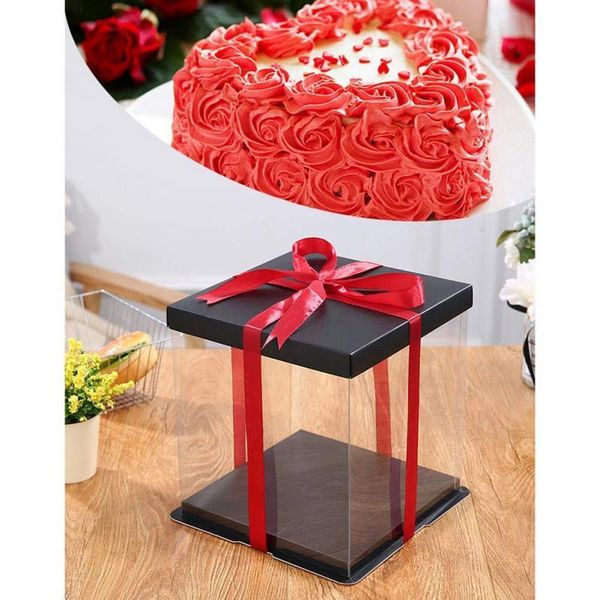 gift wrap 20cm / 25cm 35cm transparent plastic box organizer with black lid and pink base bear flower birthday cake favor
gift wrap 20cm / 25cm 35cm transparent plastic box organizer with black lid and pink base bear flower birthday cake favor