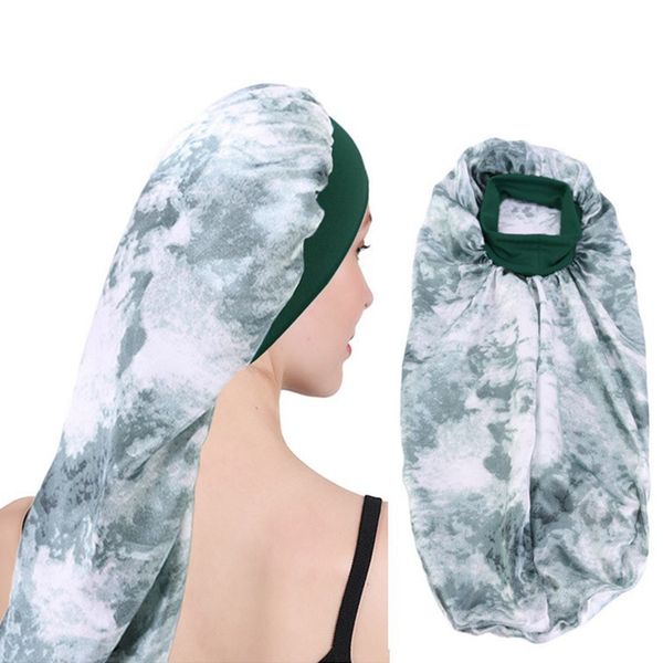 long hair sock cap sleep hat wrap night cap hair care bonnet nightcap women wide band elastic satin hat baggy protect headcover, Blue;gray
long hair sock cap sleep hat wrap night cap hair care bonnet nightcap women wide band elastic satin hat baggy protect headcover, Blue;gray