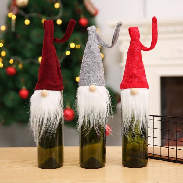 christmas wine bottle cover set 2019 xmas bottle decor clothes kitchen decor for new year dinner party home decoration1
christmas wine bottle cover set 2019 xmas bottle decor clothes kitchen decor for new year dinner party home decoration1