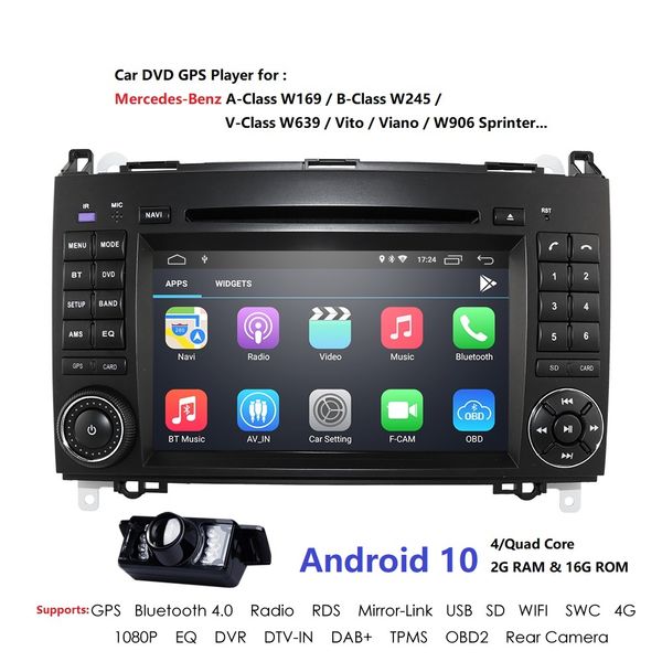 android 10 2din auto radio car dvd multimedia for mercedes benz b200 a b class w169 w245 viano vito w639 sprinter w906 wifi gps
android 10 2din auto radio car dvd multimedia for mercedes benz b200 a b class w169 w245 viano vito w639 sprinter w906 wifi gps