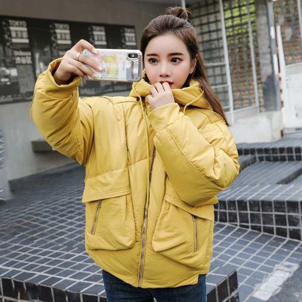 2020 women winter jackets parkas fashion casual thick warm coat jackets solid pocket loose jacket for female1, Black
2020 women winter jackets parkas fashion casual thick warm coat jackets solid pocket loose jacket for female1, Black