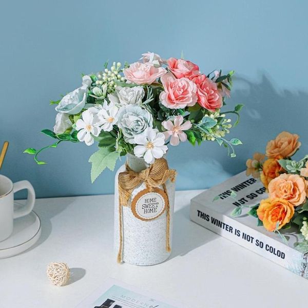 1 bunch of artificial hydrangea small roses for bouquet home decoration accessories wedding party scrapbook fake plant artificia
1 bunch of artificial hydrangea small roses for bouquet home decoration accessories wedding party scrapbook fake plant artificia