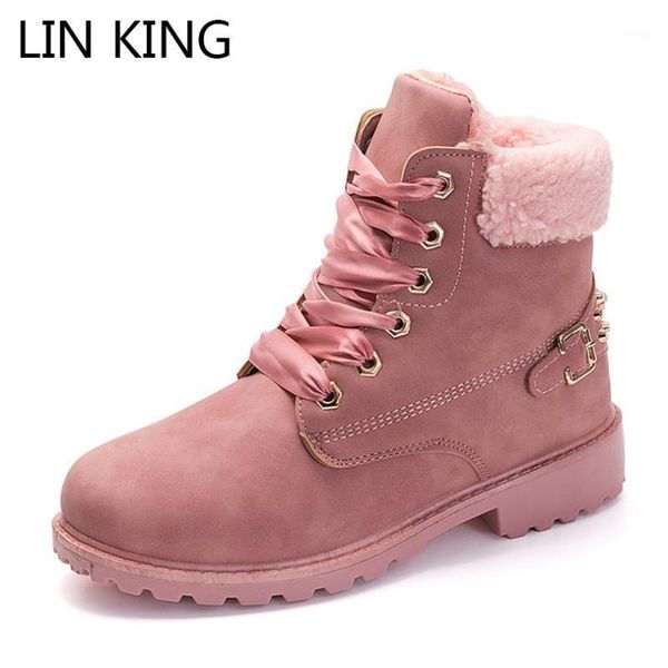 boots lin king warm plush women winter shoes lace up ladies rivets short cotton padded botas solid work safety boots1, Black
boots lin king warm plush women winter shoes lace up ladies rivets short cotton padded botas solid work safety boots1, Black