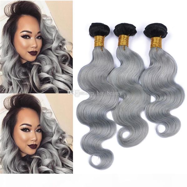 black to silver grey ombre brazilian virgin human hair weaves dark root 3pcs body wave wavy double wefts #1b grey two tone hair
black to silver grey ombre brazilian virgin human hair weaves dark root 3pcs body wave wavy double wefts #1b grey two tone hair