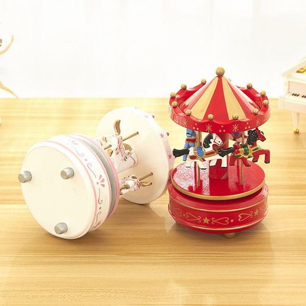 christmas decorations mechanism carousel wooden music boxes merry go round horse birthday gift clockwork home decor1
christmas decorations mechanism carousel wooden music boxes merry go round horse birthday gift clockwork home decor1