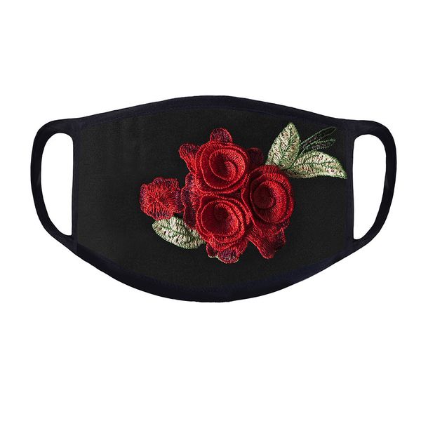 reusable breathing 1pcs face fashion cotton washable women floral print black mouth mask with design masque
reusable breathing 1pcs face fashion cotton washable women floral print black mouth mask with design masque