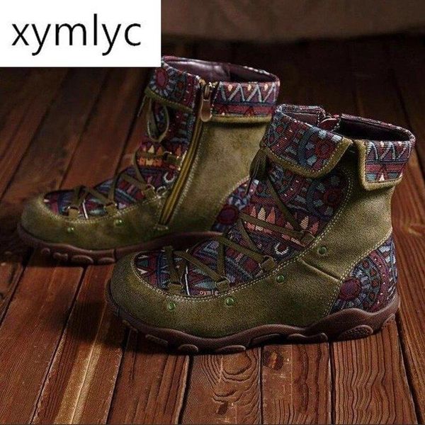new winter women boots bohemian retro leisure embroidery stitching lace up ankle boots comfortable women flat shoes, Black
new winter women boots bohemian retro leisure embroidery stitching lace up ankle boots comfortable women flat shoes, Black