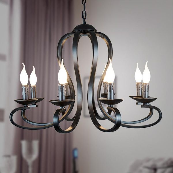 wrought iron chandelier lighting nordic american coutry modern candle style fixtures vintage white/black home lighting e14
wrought iron chandelier lighting nordic american coutry modern candle style fixtures vintage white/black home lighting e14