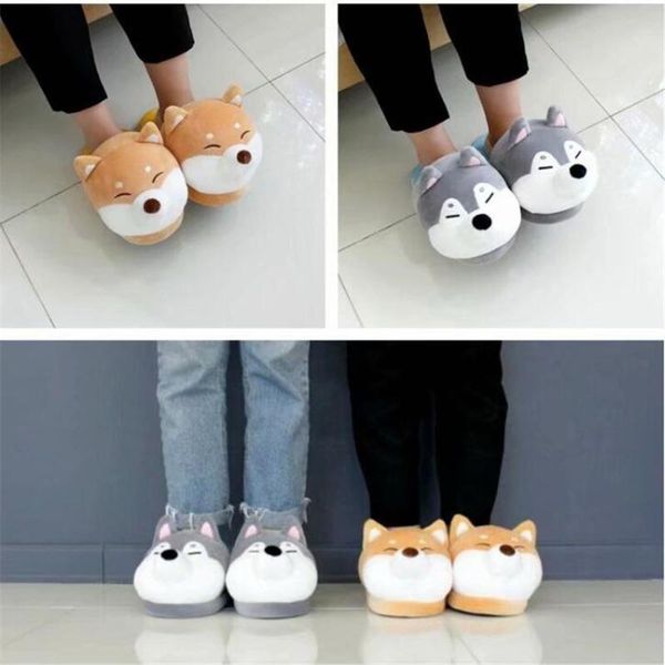 slippers cute shiba inu husky cartoon cotton female autumn and winter household wwarm indoor non-slip shoes couple slides, Black
slippers cute shiba inu husky cartoon cotton female autumn and winter household wwarm indoor non-slip shoes couple slides, Black