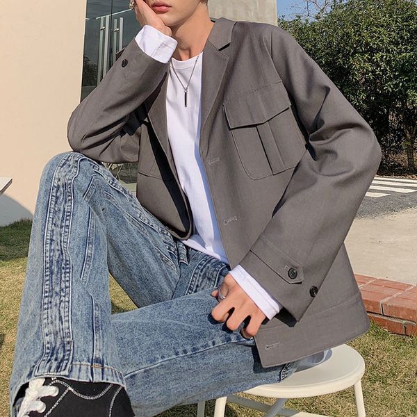 2021 men's spring and autumn new jackets not iron youth coat clothes k9se, Black;brown
2021 men's spring and autumn new jackets not iron youth coat clothes k9se, Black;brown