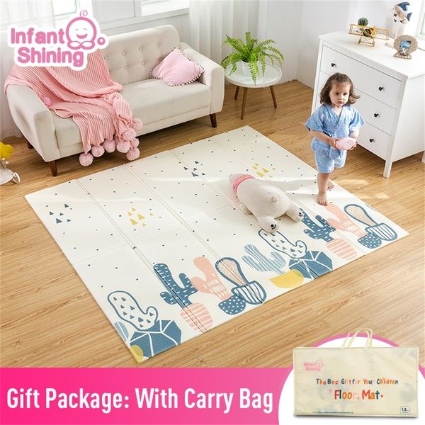 infant shining xpe baby play mat crawling pad folding thickening environmental protection household children floor mat lj200818
infant shining xpe baby play mat crawling pad folding thickening environmental protection household children floor mat lj200818