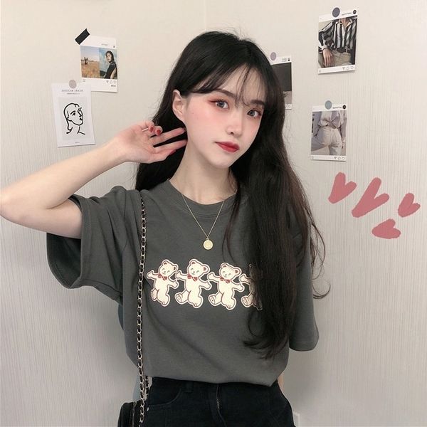 весна 2020 новый stylefresh и lovelyyoung мультфильм bearstudentversatileloose bottomedshort футболка underpantsunderpants рукав shirtfemale, White
весна 2020 новый stylefresh и lovelyyoung мультфильм bearstudentversatileloose bottomedshort футболка underpantsunderpants рукав shirtfemale, White
