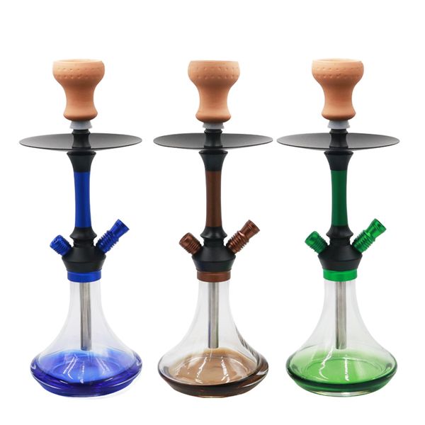 1pc type aluminum alloy four color hookah set with silicone hose bowl tongs charcoal tray chicha accessories
1pc type aluminum alloy four color hookah set with silicone hose bowl tongs charcoal tray chicha accessories