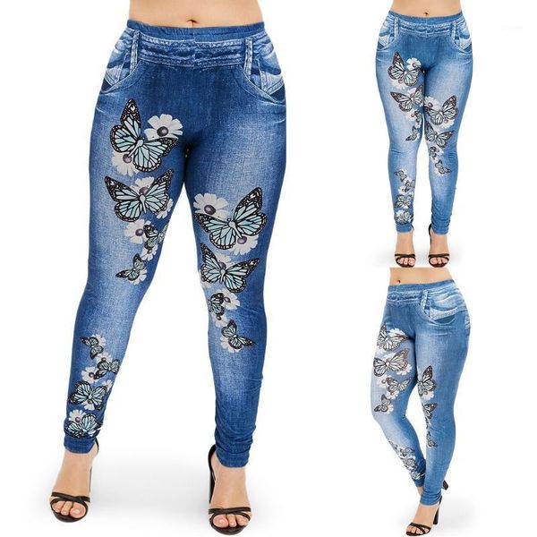plus size women fake jeans denim pants fashion floral butterfly printed ladies jeans denim trousers large size female pants d301, Black;white
plus size women fake jeans denim pants fashion floral butterfly printed ladies jeans denim trousers large size female pants d301, Black;white