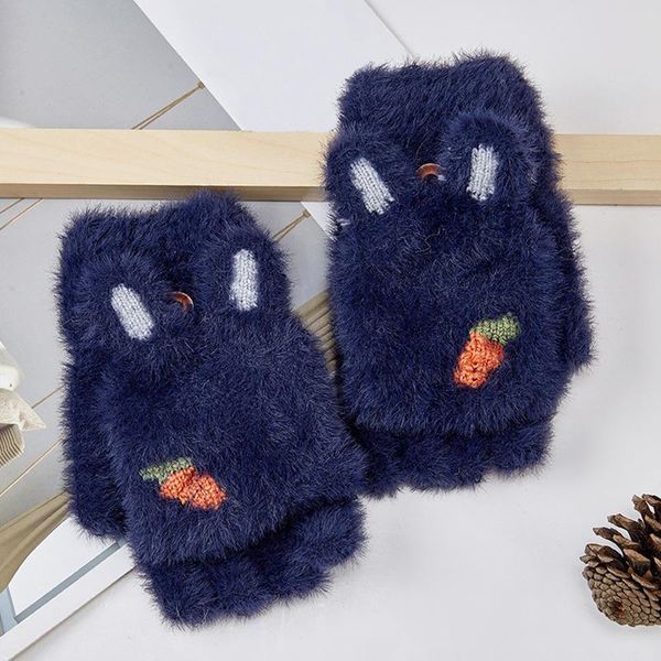 five fingers gloves 1 pair women winter warm touch screen fur flip half finger cartoon writing office plush knitted, Blue;gray
five fingers gloves 1 pair women winter warm touch screen fur flip half finger cartoon writing office plush knitted, Blue;gray