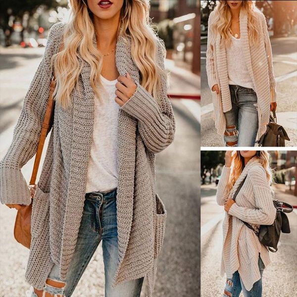 plus size womens sweaters 2020 autumn fashion cardigan women vintage long korean sweater drop shipping high quality, White;black
plus size womens sweaters 2020 autumn fashion cardigan women vintage long korean sweater drop shipping high quality, White;black
