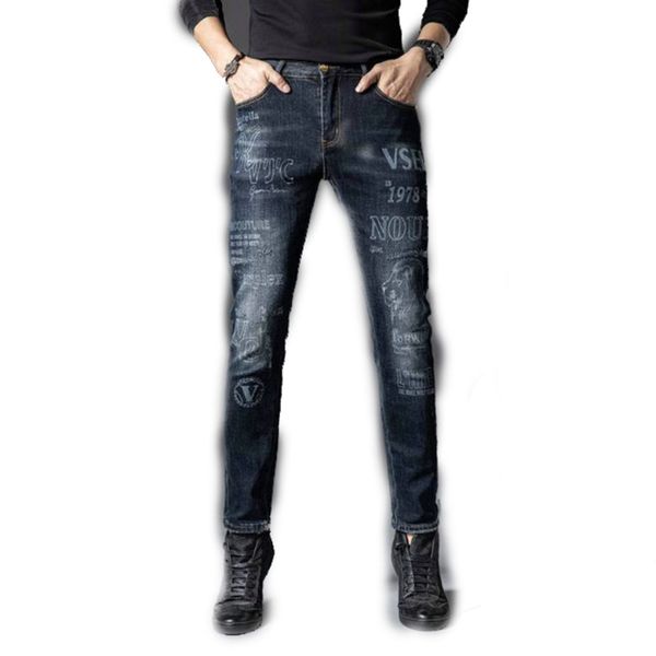 men's jeans fashion sweat knee protector patchwork high street fashions jogger trousers men elastic waist harem pant pencil 17, Blue
men's jeans fashion sweat knee protector patchwork high street fashions jogger trousers men elastic waist harem pant pencil 17, Blue