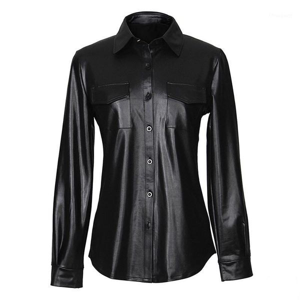 nightclub women's women's pu leather long sleeve shirt blouse lady fashion striped casual shirt elegant business shirts1, White
nightclub women's women's pu leather long sleeve shirt blouse lady fashion striped casual shirt elegant business shirts1, White