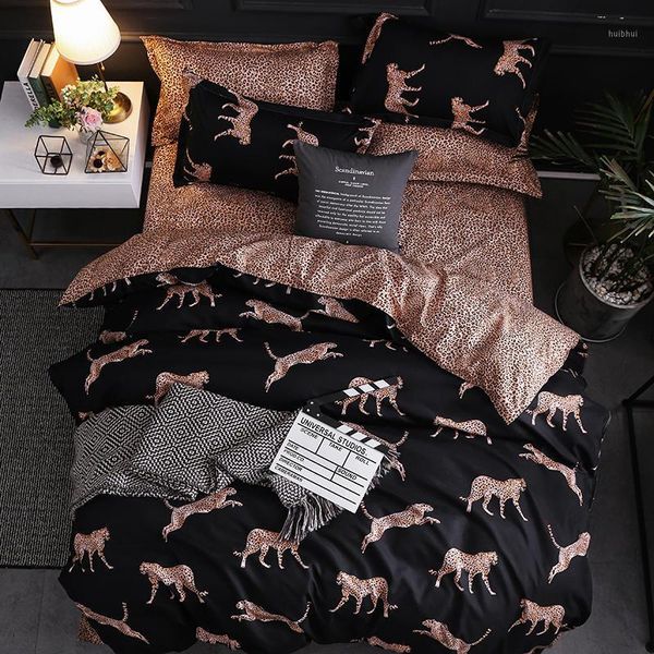 bonenjoy animal bedding set black bedclothes leopard reactive printed bed cover with pillowcase 3pcs single double duvet cover1 
bonenjoy animal bedding set black bedclothes leopard reactive printed bed cover with pillowcase 3pcs single double duvet cover1