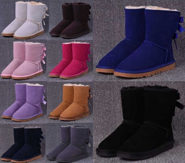 women classic snow boots 2 bow fur boot for winter genuine leather fur snow boots winter boots women warm botas muje winter shoes, Black
women classic snow boots 2 bow fur boot for winter genuine leather fur snow boots winter boots women warm botas muje winter shoes, Black
