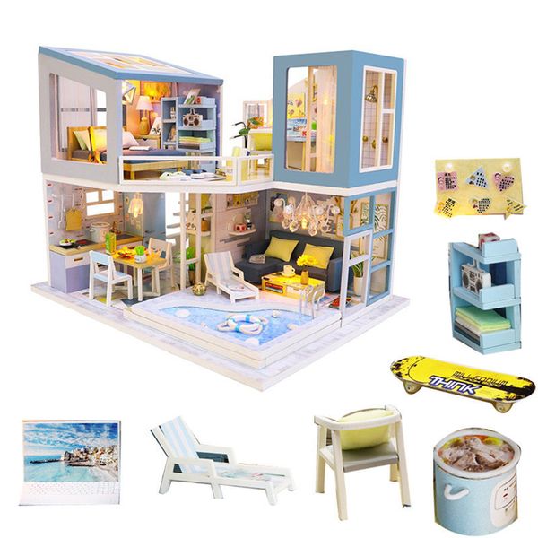 doll house villa kitchen swimming pool diy dollhouse kit furnitures kids miniature wooden house toy salon de jardin y200704
doll house villa kitchen swimming pool diy dollhouse kit furnitures kids miniature wooden house toy salon de jardin y200704