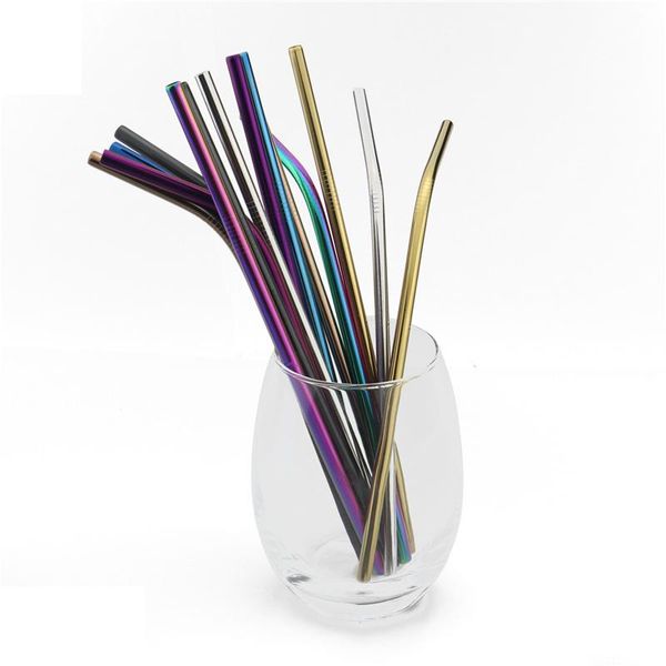 6*215mm 304 stainless steel straw reusable drinking straws colorful metal straw cleaning brush home party wedding bar drinking tools barware
6*215mm 304 stainless steel straw reusable drinking straws colorful metal straw cleaning brush home party wedding bar drinking tools barware